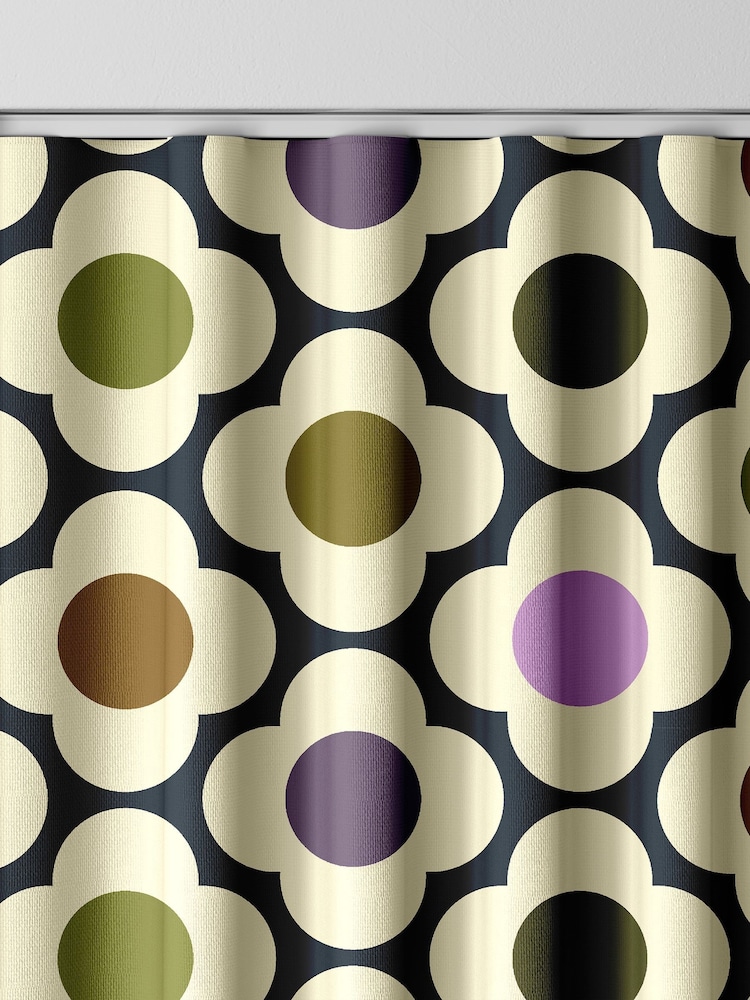 Orla Kiely Multi Mauve Spot Flower Made to Measure Curtains - Image 8 of 8 Orla Kiely Multi Mauve Spot Flower Made to Measure Curtains - Image 8 of 8