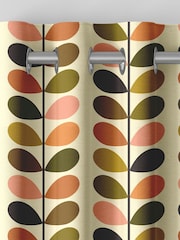 Orla Kiely Auburn Orange Multi Stem Made to Measure Curtains - Image 7 of 9