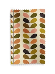 Orla Kiely Auburn Orange Multi Stem Made to Measure Curtains - Image 9 of 9