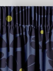 Orla Kiely Indigo Wildflower Made to Measure Curtains - Image 6 of 9