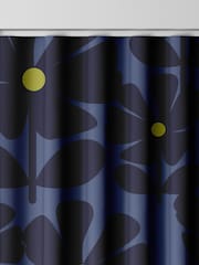 Orla Kiely Indigo Wildflower Made to Measure Curtains - Image 8 of 9