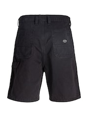 JACK & JONES Junior Black Carpenter Worker Shorts - Image 6 of 6