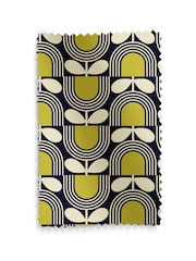 Orla Kiely Navy Striped Tulip Made to Measure Blinds - Image 6 of 6