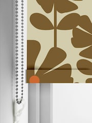Orla Kiely Coffee Wildflower Made to Measure Blinds - Image 5 of 6