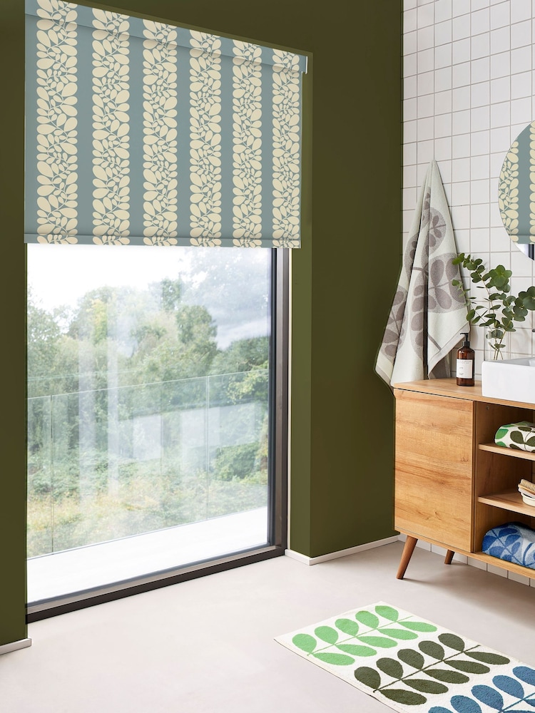 Orla Kiely Duck Egg Sycamore Stripe Made to Measure Blinds - Image 2 of 6