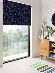 Orla Kiely Indigo Wildflower Made to Measure Blinds - Image 2 of 6