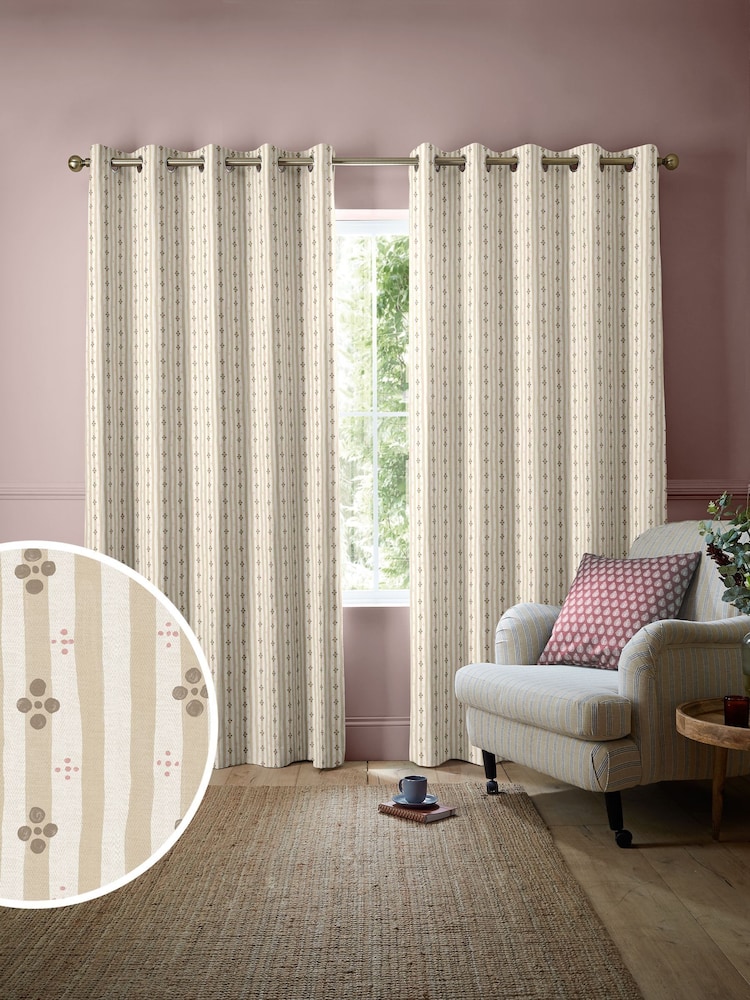 Emily Bond Natural Clara Made to Measure Curtains - Image 1 of 9