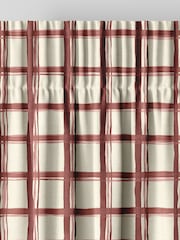 Emily Bond Spiced Red Gingham Made to Measure Curtains - Image 6 of 9