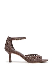 Sam Edelman Brown Peyton Regular Fit Ankle Strap Sandals - Image 1 of 8
