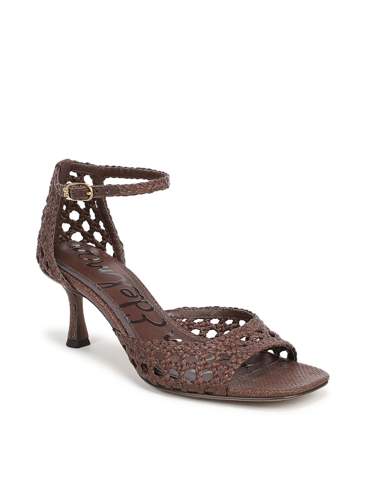 Sam Edelman Brown Peyton Regular Fit Ankle Strap Sandals - Image 2 of 8