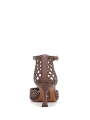 Sam Edelman Brown Peyton Regular Fit Ankle Strap Sandals - Image 3 of 8