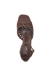 Sam Edelman Brown Peyton Regular Fit Ankle Strap Sandals - Image 4 of 8