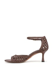 Sam Edelman Brown Peyton Regular Fit Ankle Strap Sandals - Image 6 of 8