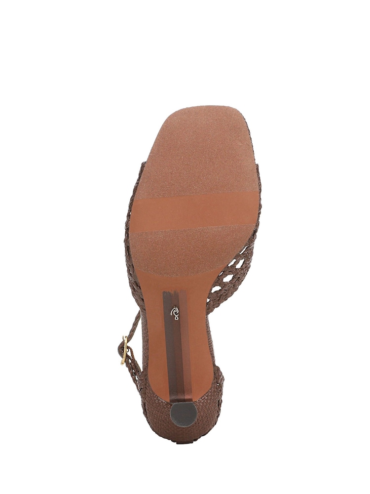 Sam Edelman Brown Peyton Regular Fit Ankle Strap Sandals - Image 8 of 8