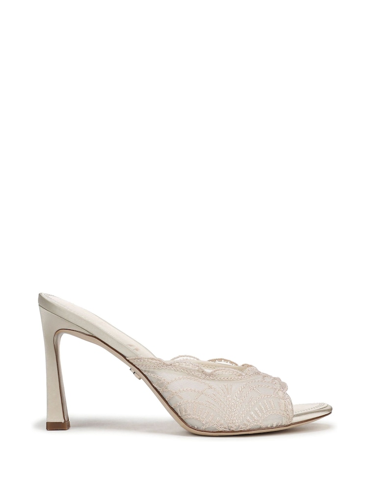 Sam Edelman Cream Iva Regular Fit Slides - Image 1 of 8