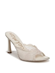 Sam Edelman Cream Iva Regular Fit Slides - Image 4 of 8