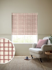 Emily Bond Spiced Red Gingham Made to Measure Blinds - Image 1 of 6