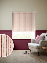 Emily Bond Red Moroccan Stripe Made to Measure Blinds - Image 1 of 6