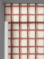 Emily Bond Spiced Red Gingham Made to Measure Blinds - Image 5 of 6