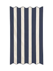 Allure Bath Fashions Navy Scalloped Beach Towel - Image 4 of 4