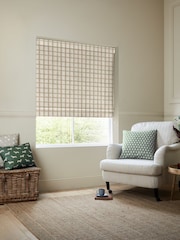 Emily Bond Almond Gingham Made to Measure Blinds - Image 5 of 6