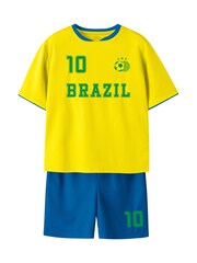 Name It Yellow Brazil Kids Football Kit - Image 1 of 2