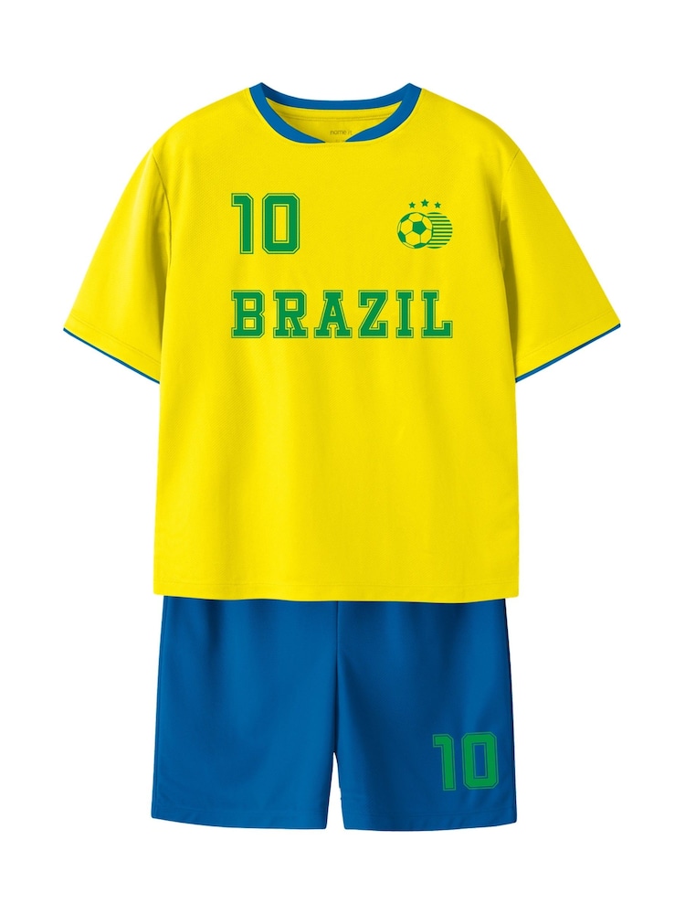 Name It Yellow Brazil Kids Football Kit - Image 1 of 2
