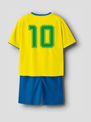 Name It Yellow Brazil Kids Football Kit - Image 2 of 2