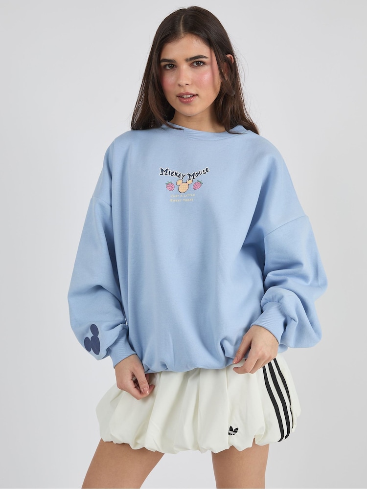Skinnydip Blue Disney Mickey Mouse Brunch Club Sweatshirt - Image 1 of 3 Skinnydip Blue Disney Mickey Mouse Brunch Club Sweatshirt - Image 1 of 3