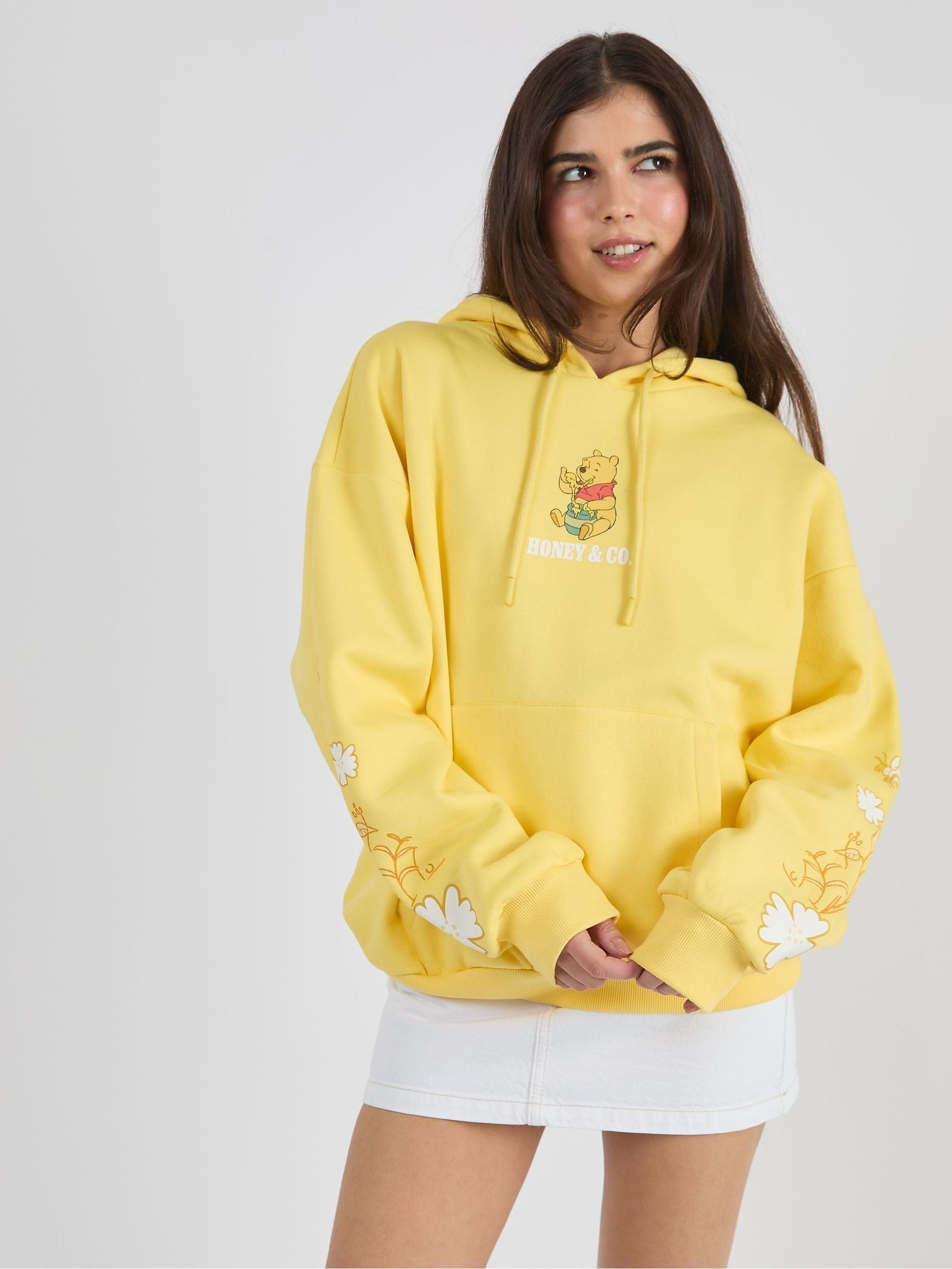 Buy Skinnydip Yellow Disney Winnie The Pooh Honey Hoodie from Next