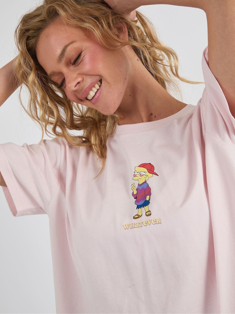 Skinnydip The Simpsons x Skinnydip Lisa Like You Know Whatever T-Shirt - Bild 3 von 3