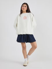 Skinnydip White You're My Favourite Treat Sweatshirt - Image 2 of 3