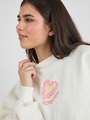 Skinnydip White You're My Favourite Treat Sweatshirt - Image 3 of 3