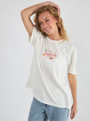 Skinnydip White Disney Princess Patisserie T-Shirt - Image 1 of 3