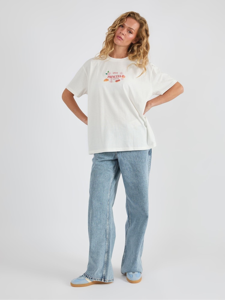 Skinnydip White Disney Princess Patisserie T-Shirt - Image 2 of 3 Skinnydip White Disney Princess Patisserie T-Shirt - Image 2 of 3