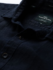 Rodd & Gunn Blue Palm Beach Sports Fit Shirt - Image 6 of 6