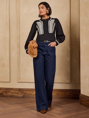 Love & Roses Cornelli Detail Топ с длинными рукавами - Изображение 3 5