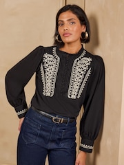 Love & Roses Cornelli Detail Топ с длинными рукавами - Изображение 4 5