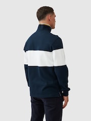 Rodd & Gunn Navy Blue Foresters Peak Sweat Top - Image 3 of 5