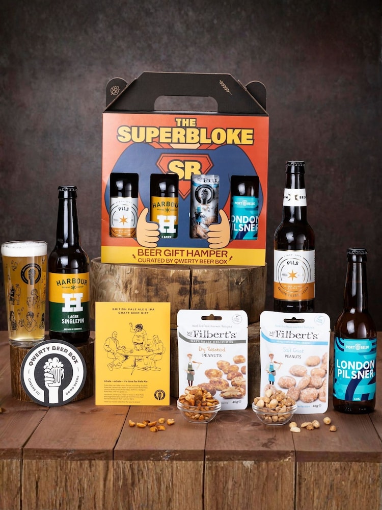 QWERTY Beer Box Brown The Superbloke Craft Beer Collection - Image 2 of 4