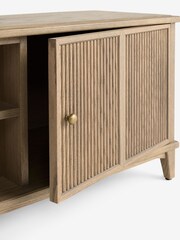 Laura Ashley Light Oak Barcombe Wide Up to 50 Inch TV Unit - Image 10 of 10