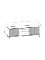 Laura Ashley Light Oak Barcombe Wide Up to 50 Inch TV Unit - Image 4 of 10