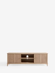 Laura Ashley Light Oak Barcombe Wide Up to 50 Inch TV Unit - Image 6 of 10