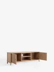 Laura Ashley Light Oak Barcombe Wide Up to 50 Inch TV Unit - Image 7 of 10