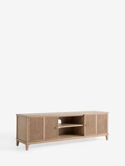 Laura Ashley Light Oak Barcombe Wide Up to 50 Inch TV Unit - Image 8 of 10