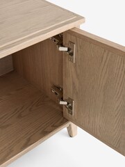 Laura Ashley Light Oak Barcombe Wide Up to 50 Inch TV Unit - Image 9 of 10