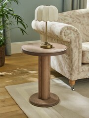 Laura Ashley Light Oak Barcombe Side Table - Image 1 of 6