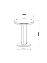 Laura Ashley Light Oak Barcombe Side Table - Image 4 of 6