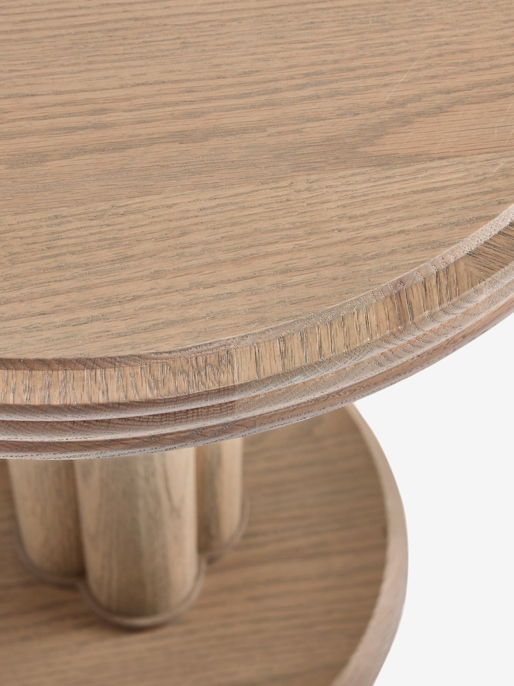 Laura Ashley Light Oak Barcombe Side Table - Image 6 of 6 Laura Ashley Light Oak Barcombe Side Table - Image 6 of 6