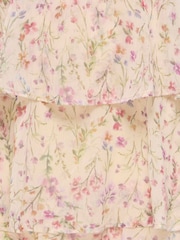 ONLY KIDS Cream Floral Layered Summer Dress - Image 3 of 3